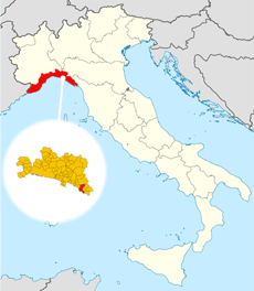 map of genoa region