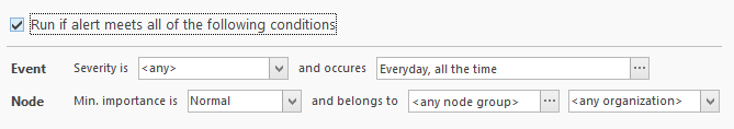 Action restrictions