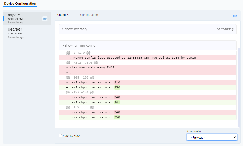 Device Config
