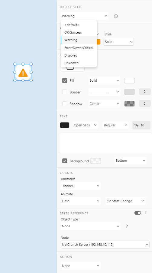 Editing Reference Widget State
