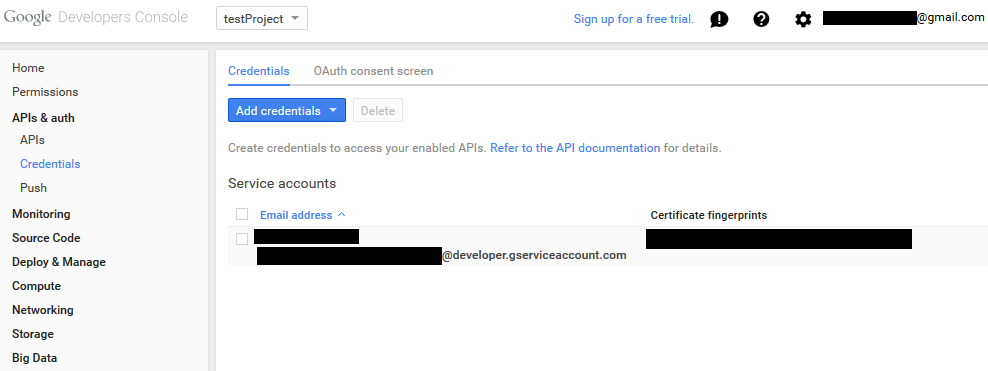 Acount Email