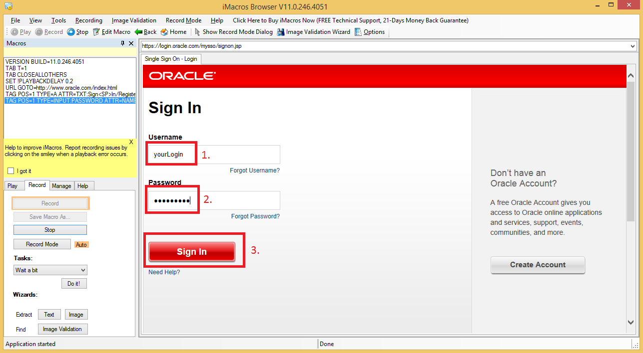 Login