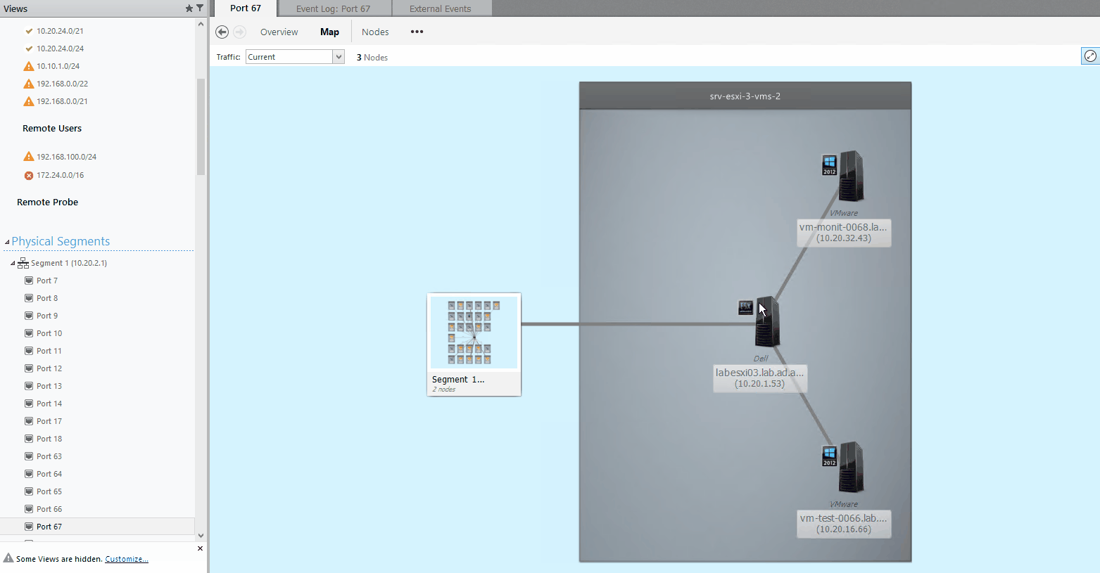 Physical vs. Monitoring Dependencies
