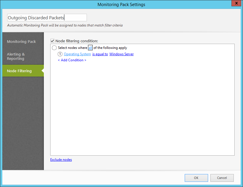 Node filtering