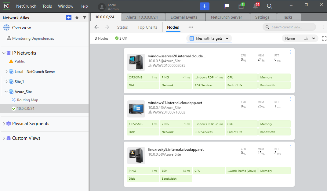 Windows servers in Azure