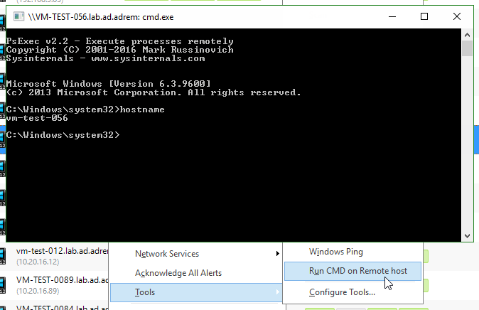 hostname