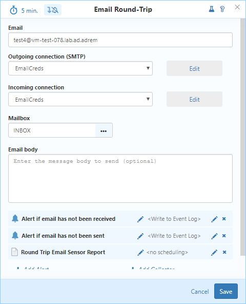 mailbox configuration