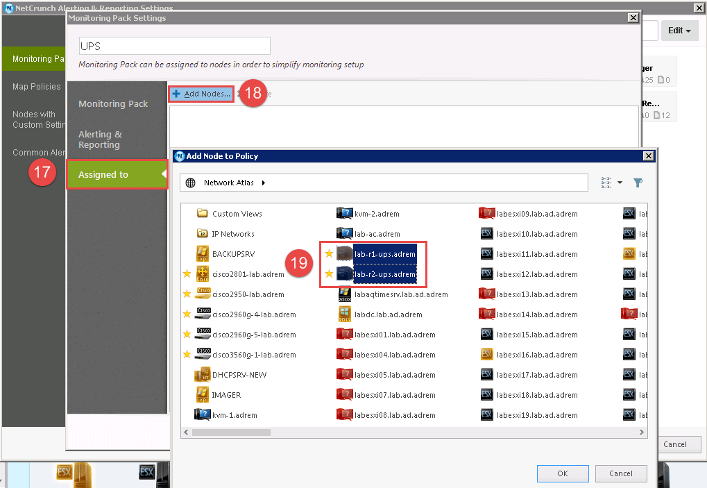Add the monitoring pack