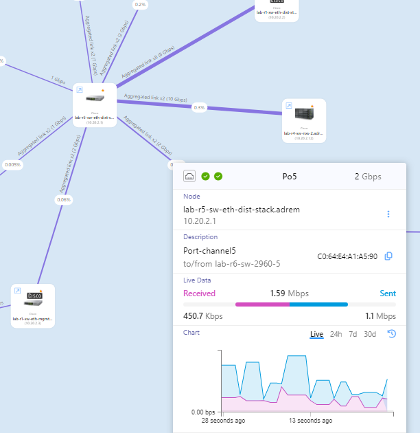 Network topology view