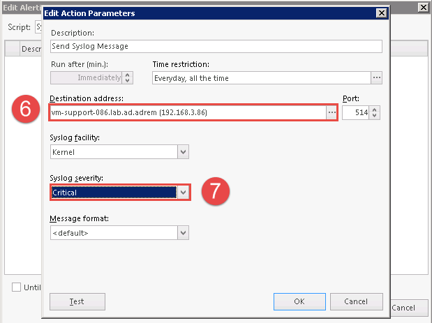 Specify SCOM Server address