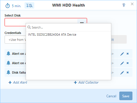 select disk