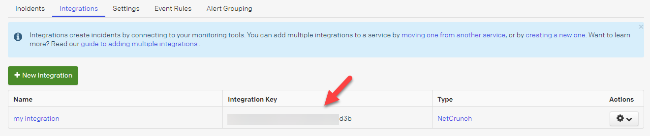 PagerDuty API Key