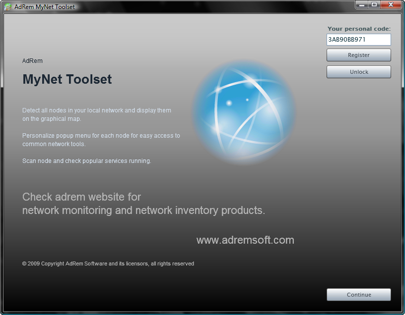 MyNet Toolset Screens - Mynet Toolset Free Network Mapping Tool 